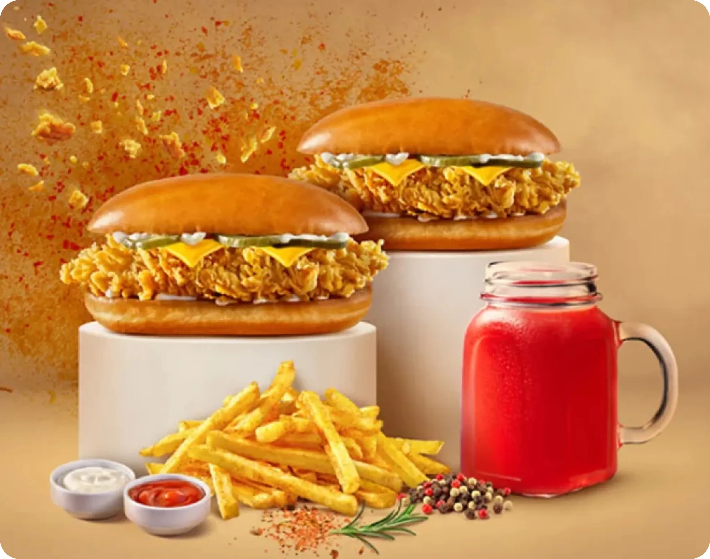 CHICKEN BURGER & SANDVİÇLER